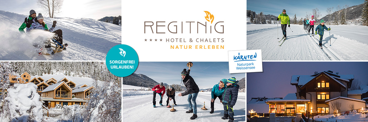 REGITNIG Hotel - Winterurlaub Familyhotel Weissensee Kärnten