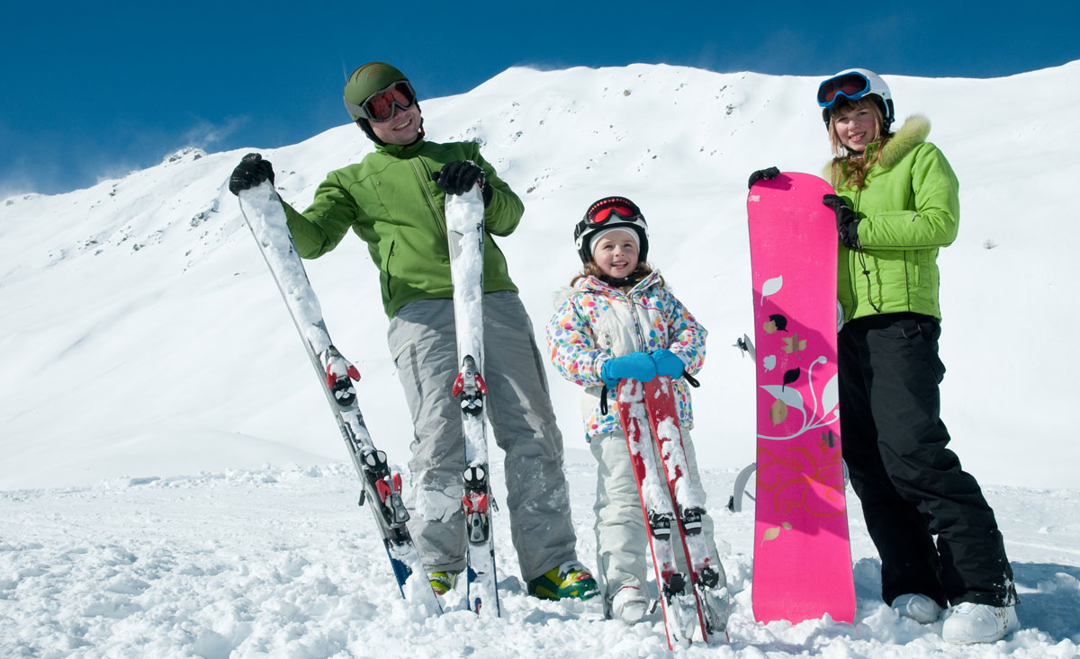 Familienhotels und Kinderhotels an der Piste und neben der Bergbahn.