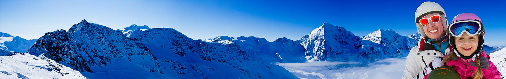 Winterurlaub Familie Ski Panorama