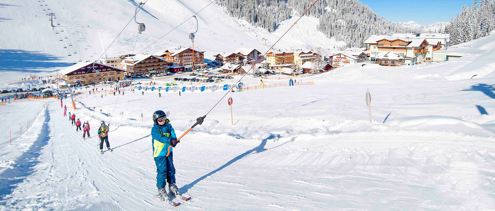 Hotel Alpenrose Skiurlaub Familie Wellnesshotel Piste Zauchensee